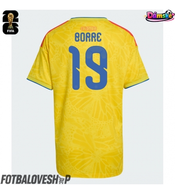 Kolumbie Rafael Santos Borre #19 Dámské Domácí Dres MS 2026 Krátký Rukáv